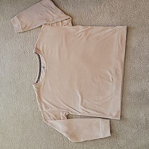 Nude Pink Velvet Muk Luks Sweatshirt XL